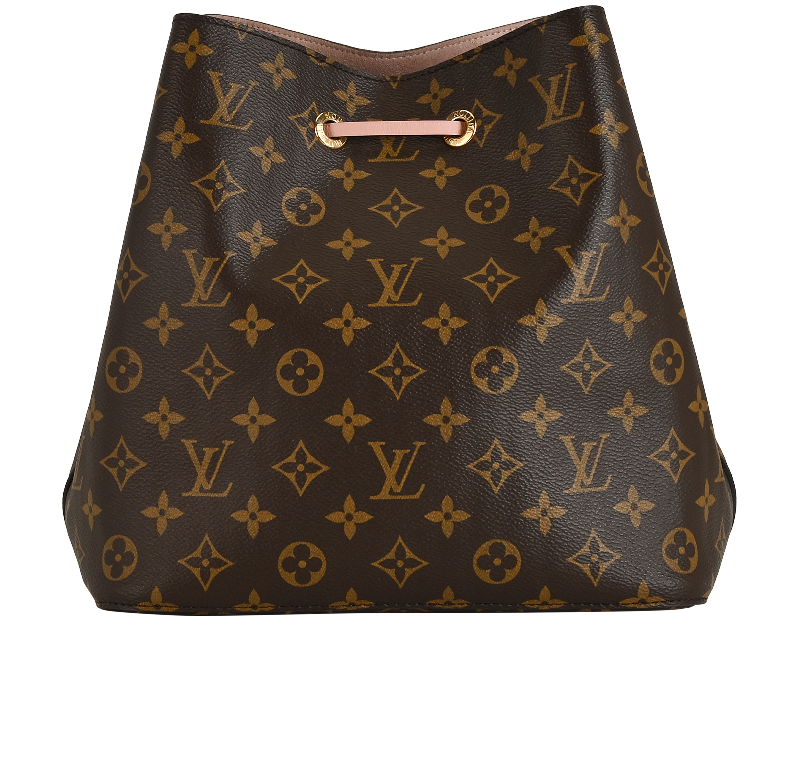 NeoNoe MM Bucket Bag, &pound;1,100, Handbags, Brown/Pink, Canvas/Leather, Back view